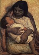 Diego Rivera Dunase and Dimase oil painting